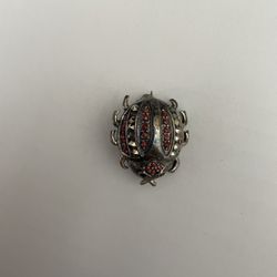 Silver Bug Brooch