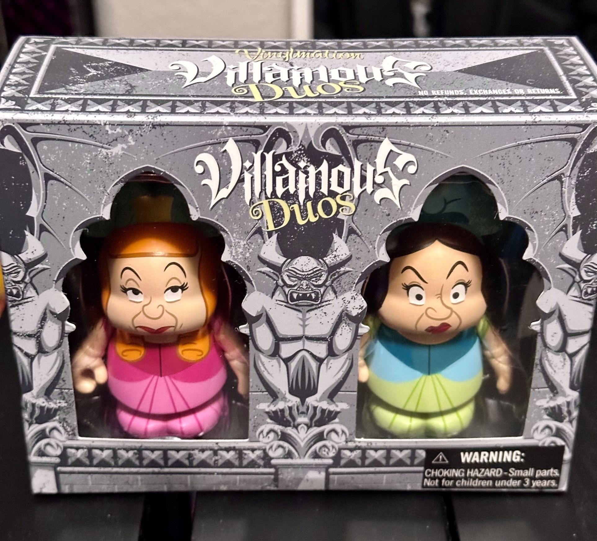 Disney Vinylmation 3" Villainous Duos Anastasia & Drizella Set Cinderella