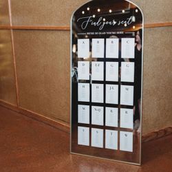 Large Gold Trim Mirror