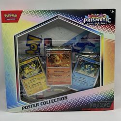 Pokemon Scarlet & Violet Prismatic Evolutions Poster Collection Box
