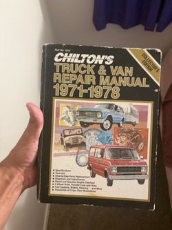 Chilton’s Truck & Van Repair Manual 1971–1978