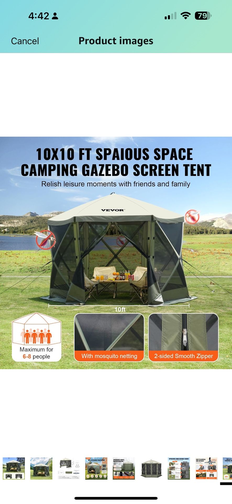 Vevor Pop Up Gazebo 10\ 10 Ft