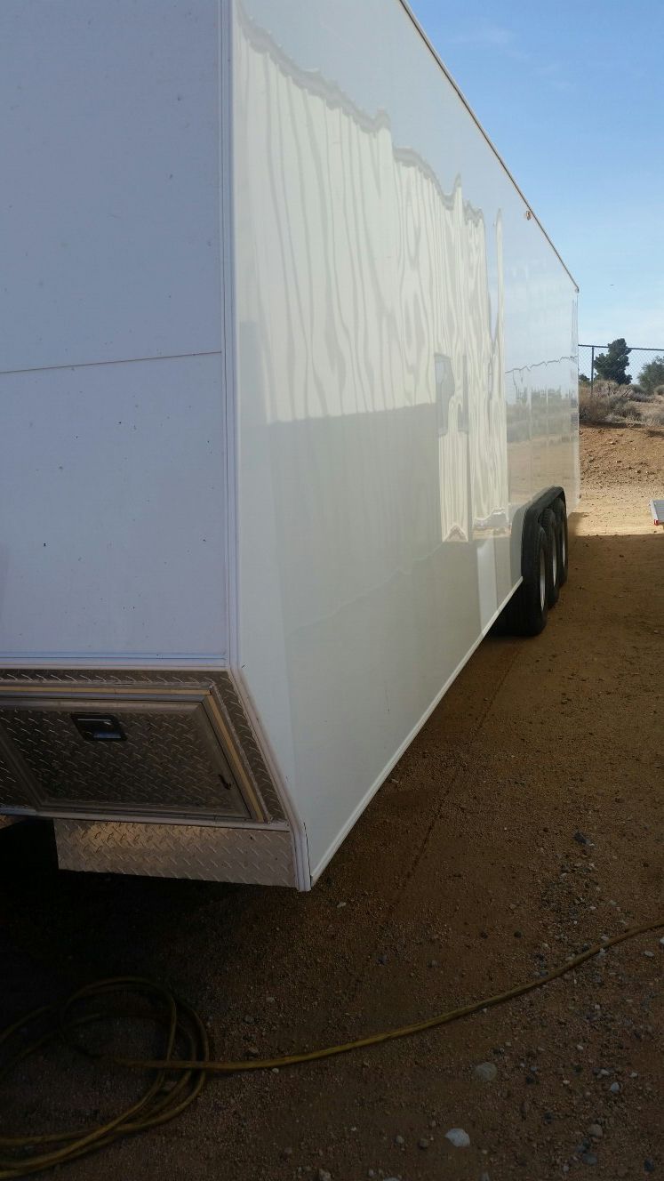 32 foot enclosed race trailer