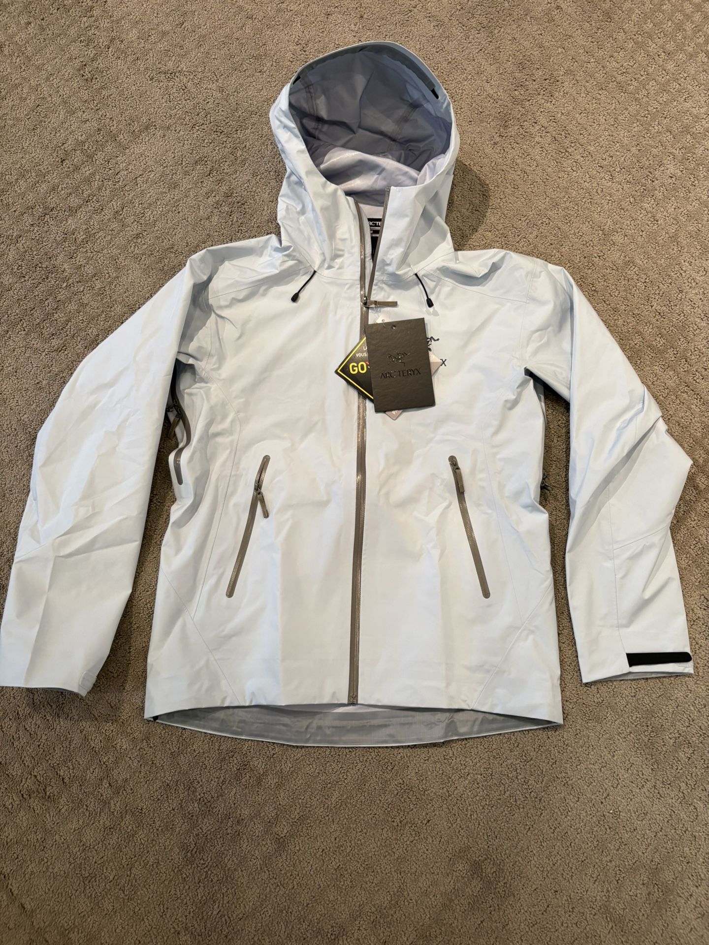 White Arcteryx Jacket