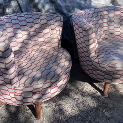 Pair Of Swivel Chairs