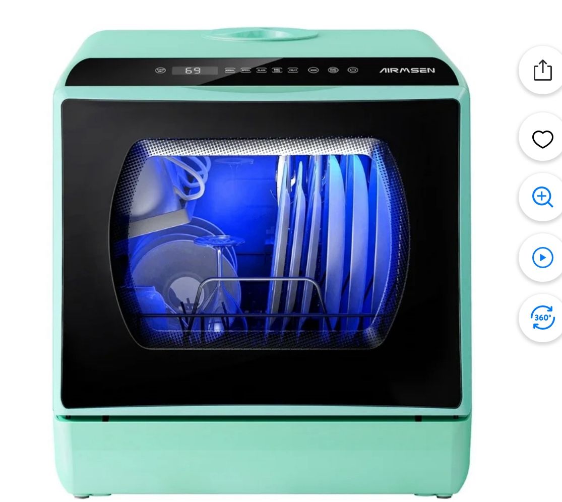 New Portable Countertop Dishwasher