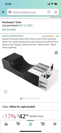 Lash Neck Pillow With Organizer.