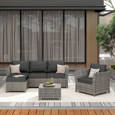 Seating Patio Furniture Set Deep Seating Patio Furniture Outdoor Patio Furniture Brand New In The Box Fully Assembled