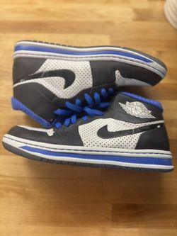 Nike Air Jordan Alpha 1 White Black-Varsty Royal Retro