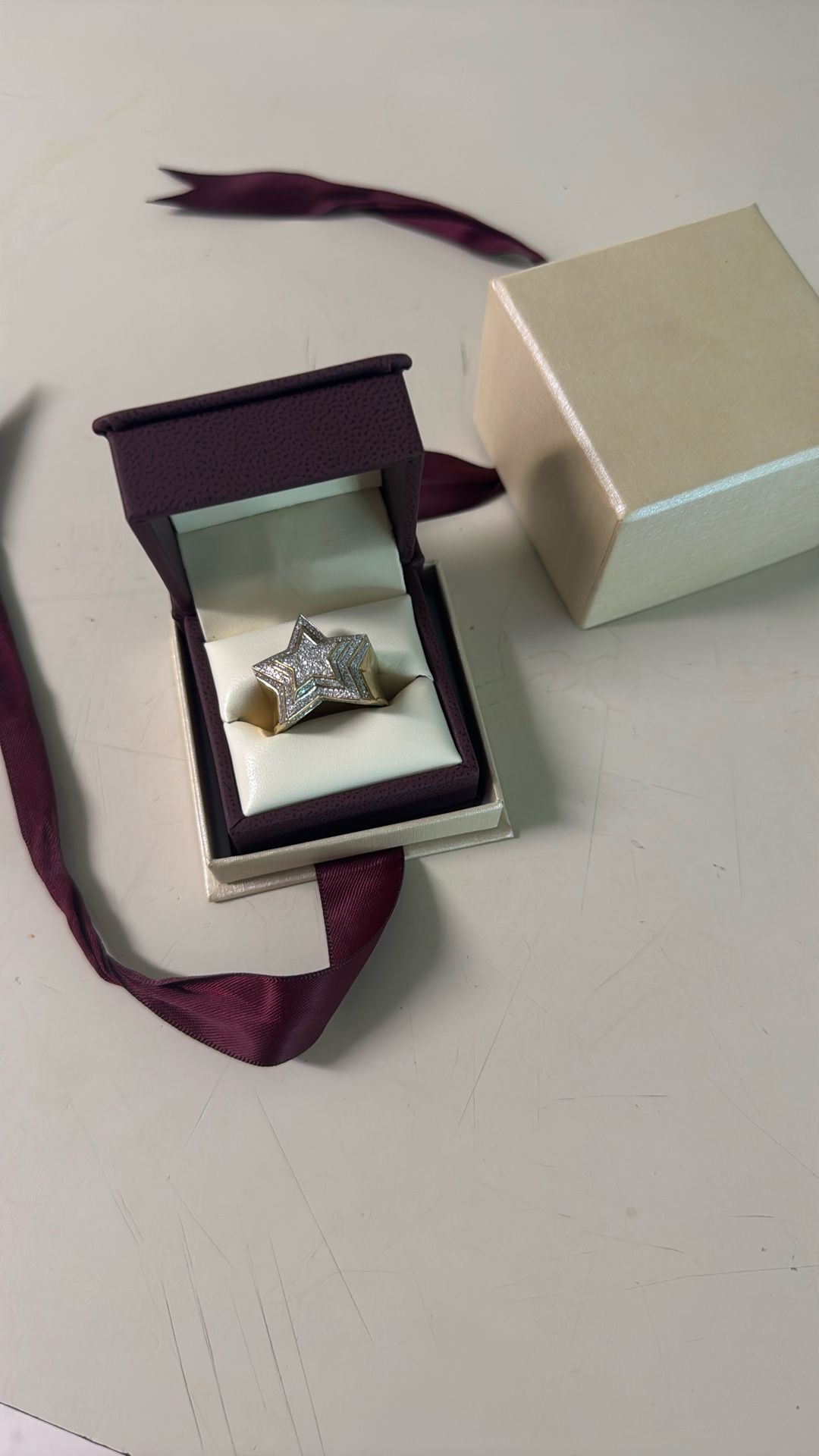 Gold Ring 10k Real diamonds