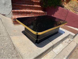 Black and Gold Coffee Table