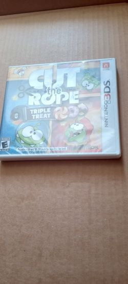 cut the rope triple treat nintendo 3ds brand new