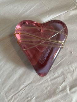 Glass heart 3” x3” by David Salazar