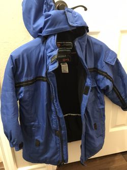 Boys Blue Old Navy Hooded Coat 