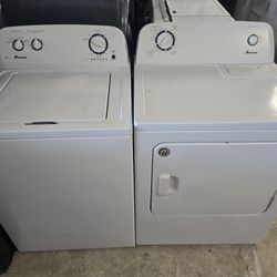 Amana Washer Dryer Set Large Capacity 