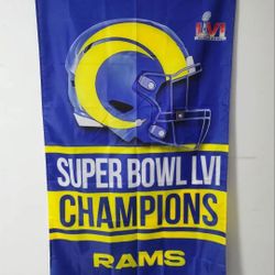 3X5 LOS ANGELES RAMS SUPERBOWL CHAMPIONS FLAGS
