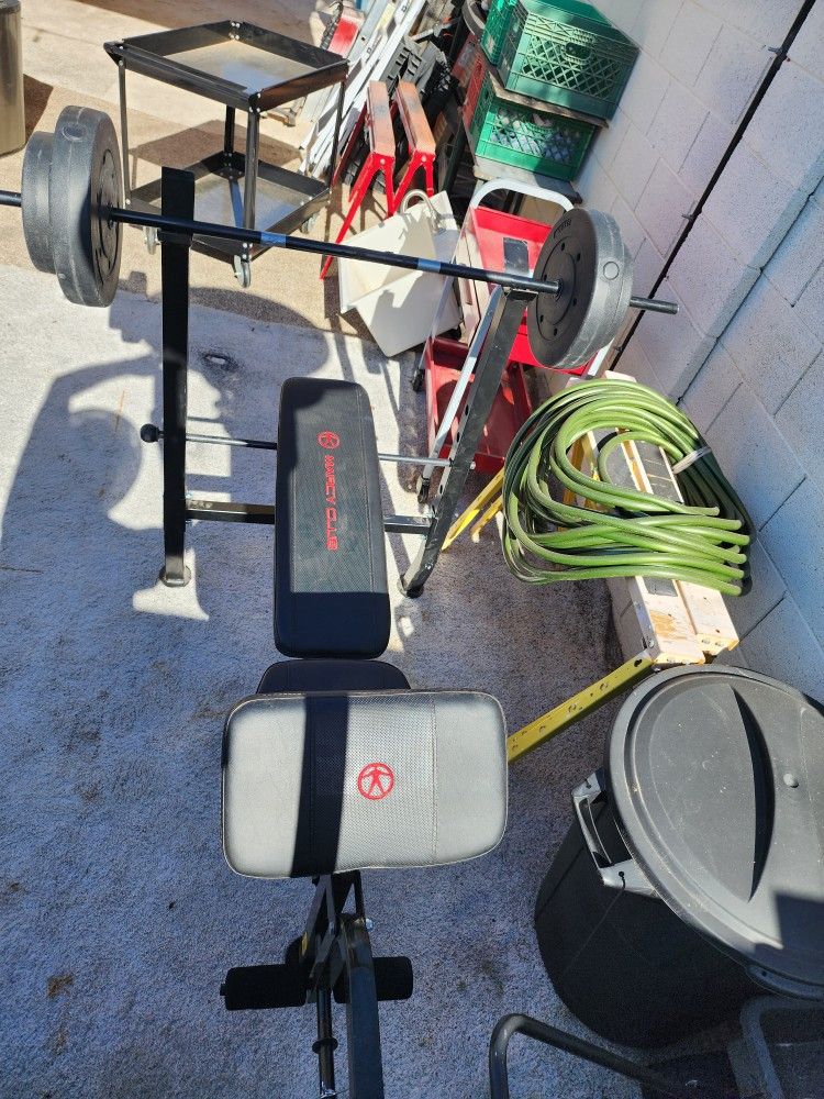 Exercise Bench And Weights