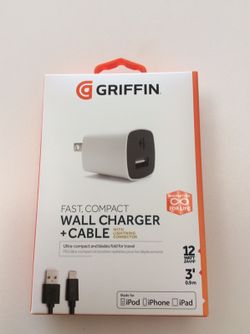 Griffin 12 W Wall Power Adapter with Lighting Cable