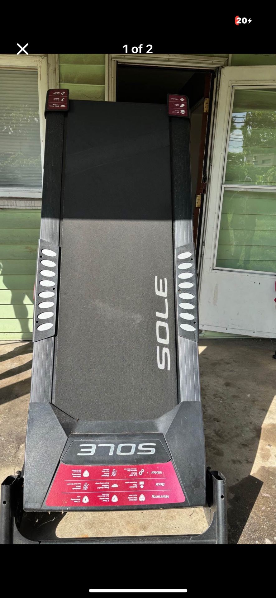 Sole Cushion Flex F63 Treadmill 