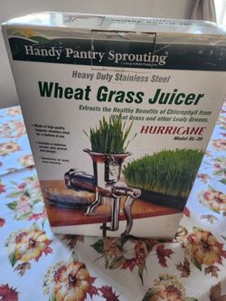 Heavy grass juicer .