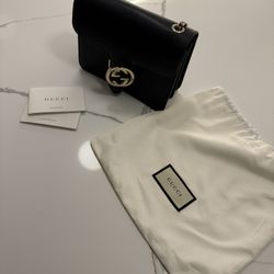 GUCCI interlocking G small leather shoulder bag