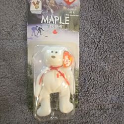 Mple the bear Beanie Baby