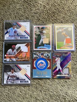 Baseball Relic Cards 20 Total