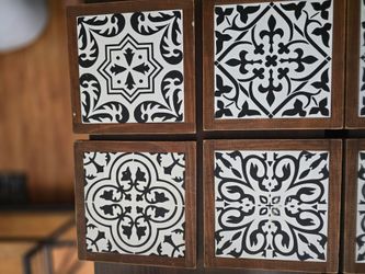 Set of 4 Decorative Wall Art Tiles