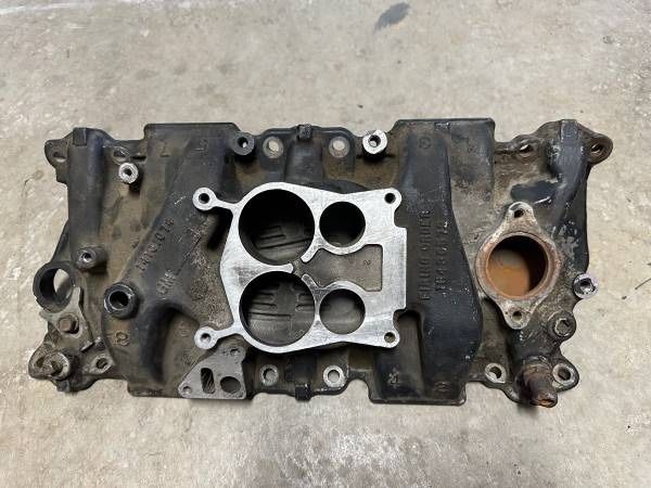 87-95 Chevrolet GM Aluminum Intake Manifold OEM 1(contact info removed) SBC Small Block 305 350