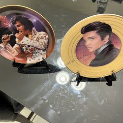 ELVIS PRESLEY JAILHOUSE ROCK/THE KING COLLECTOR PLATE BY NATE GIORGIO 
