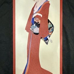 Hisashi Otsuka ‘Lady (Red) of 36 Poets’ Hand Signed & Numbered 1309/3000, 40x18