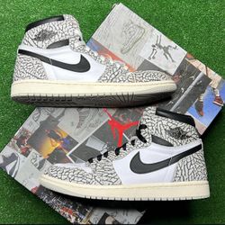 Air Jordan 1 Retro High OG “White Cement”