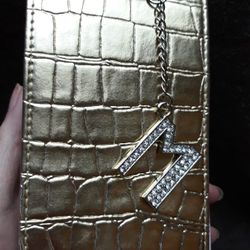 🌿🦋"M" Gold Croc Notebook 🦋🌿