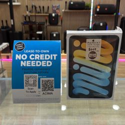 New iPad Mini 8.3 -256GB - Starlight - Financing Available 