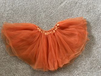 Girls Tutu Orange