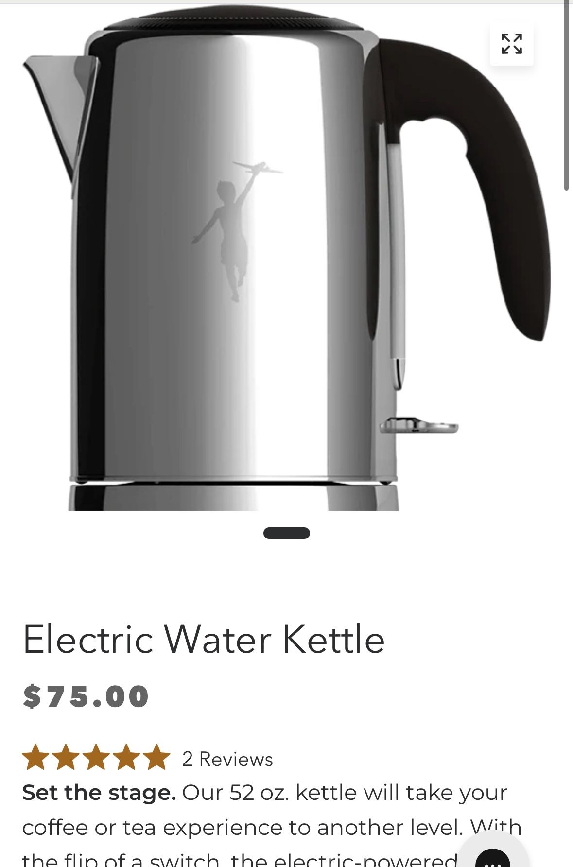 Storyville Electric Water Kettle
