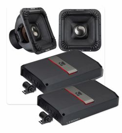 NEW POWERFUL 2 KICKER SOLO X 15” SUBWOOFERS AND 2 KICKER LX3000.1 AMPLIFIERS