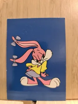 Babs Bunny Stand Up Tiny Toon Adventure 1994 Card