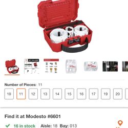Milwaukee Hole Dozer General Purpose Bi-Metal Hole Saw Set (11-Piece)