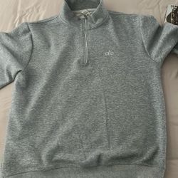 Alo Quarter Zip Grey 