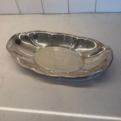 Vintage FB Rogers Silver Co Oval Serving Bowl #1023 – Silverplate