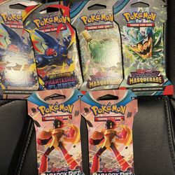 Pokemon Sleeved Booster Packs