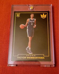 Victor Wembanyama 2023-24 Panini Court Kings Basketball Rookie Card #12