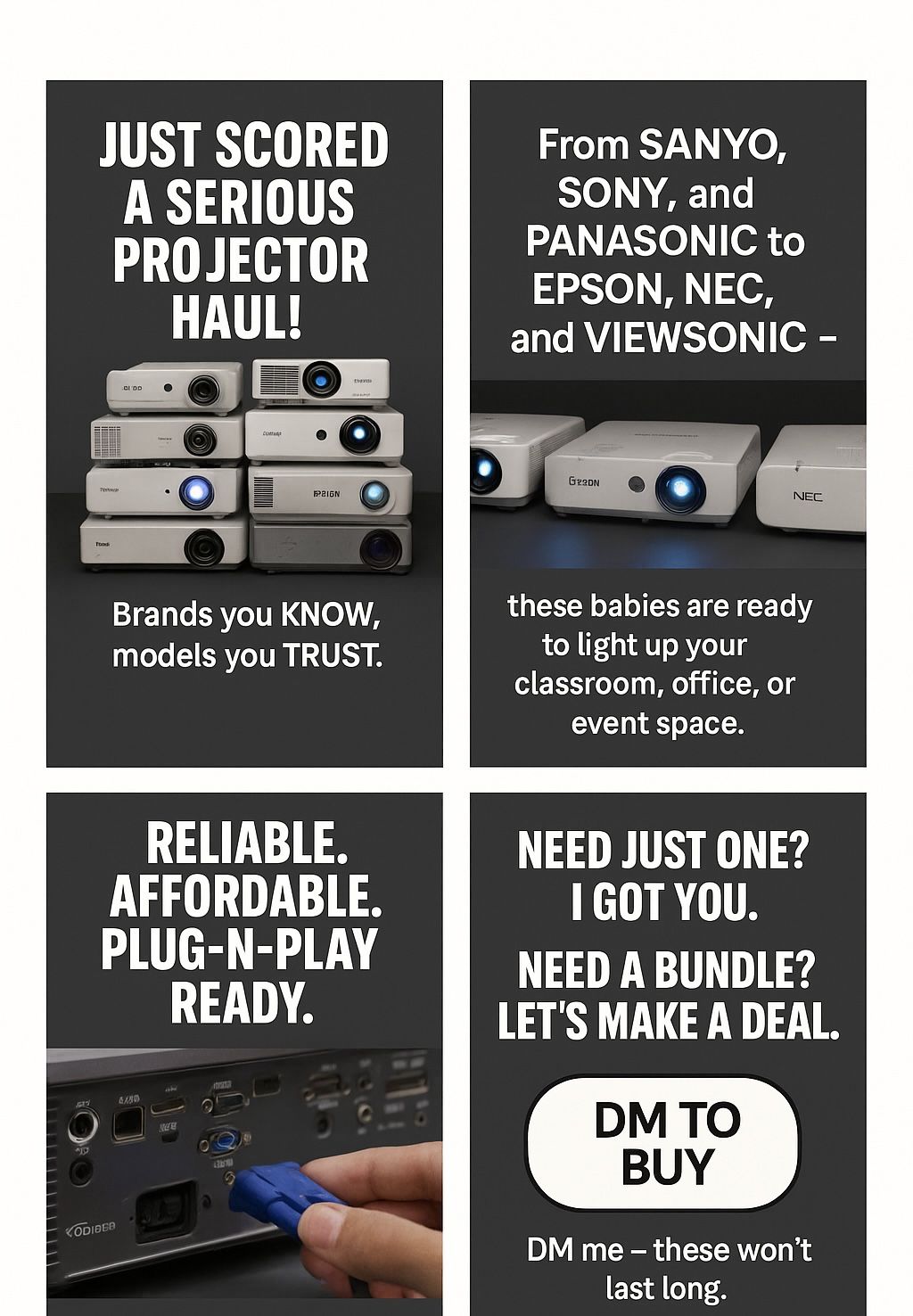 Panasonic PT-FX400U XGA LCD Projector