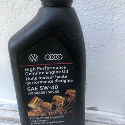 4x VW Audi High Performance Engine Oil SAE 5W40