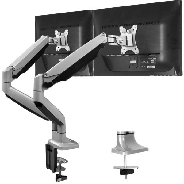 Aluminum Dual Monitor Stand for 13-32 “ Screens