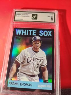 2025 Topps Archives 1964 Topps Frank Thomas #72 Black Foilboard EJE NM-MT