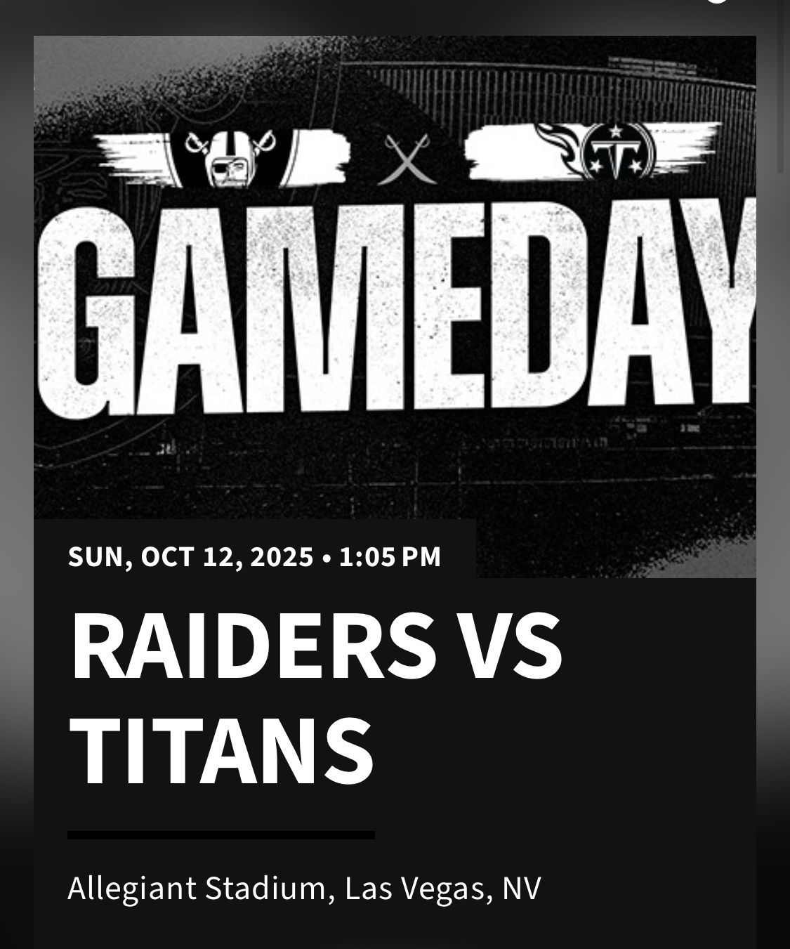Raiders Vs Titans