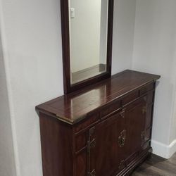 Buffet & Matching Mirror Set