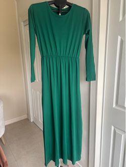 Long Green Dress